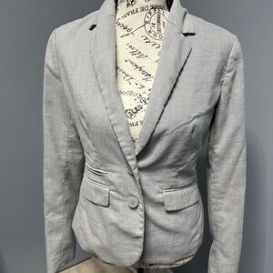 New York & Company Light Gray Blazer